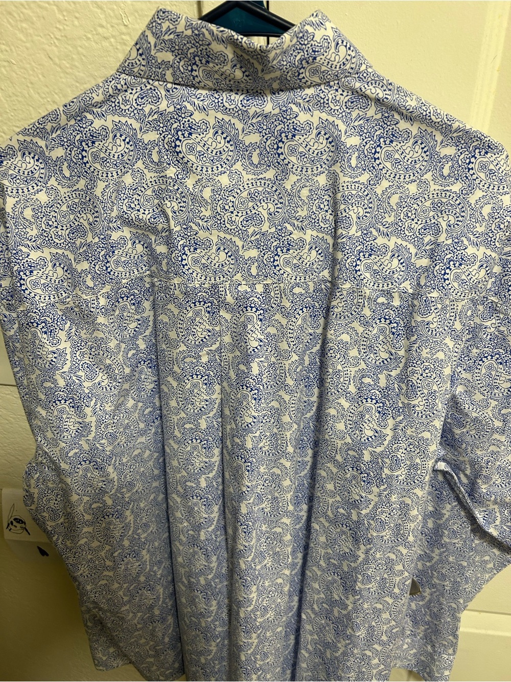 Wrangler Blue Paisley Button-Down Shirt